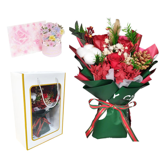 Christmas Eternal Flowers Bouquet